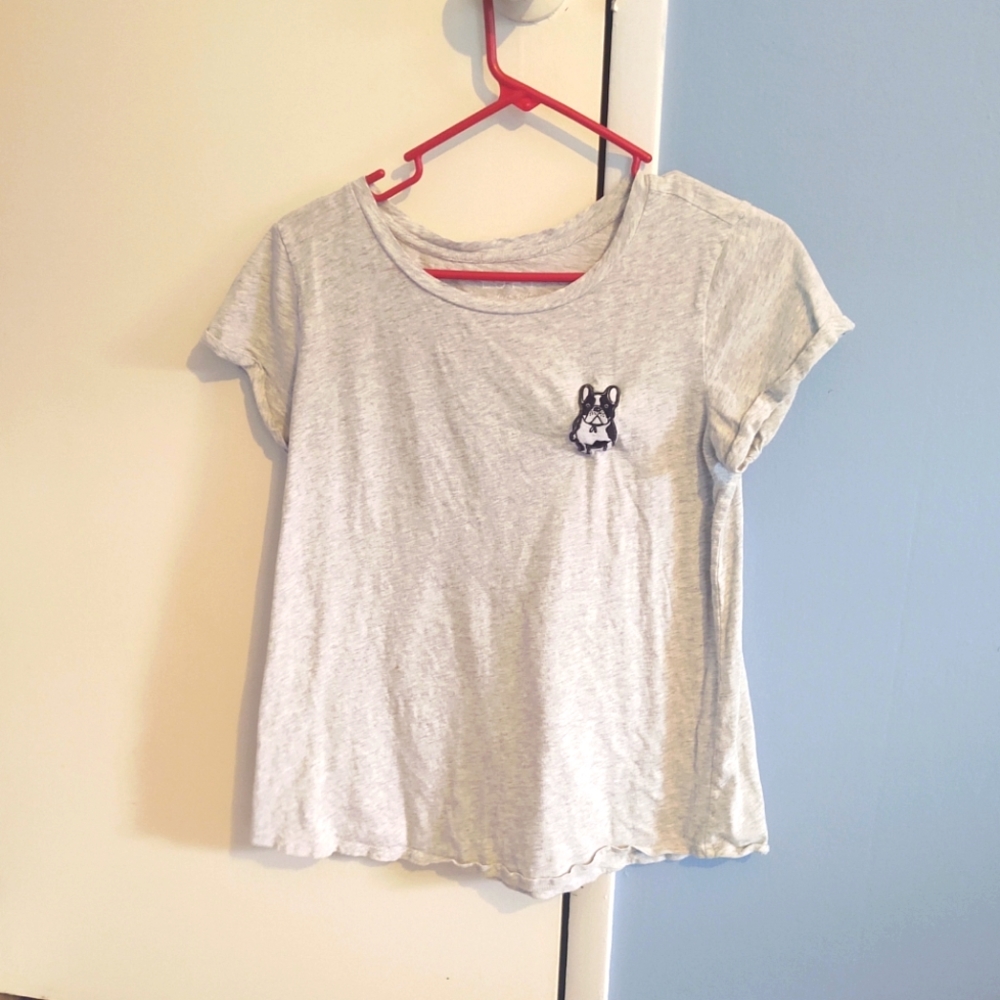 Loft French Bulldog vintage tee